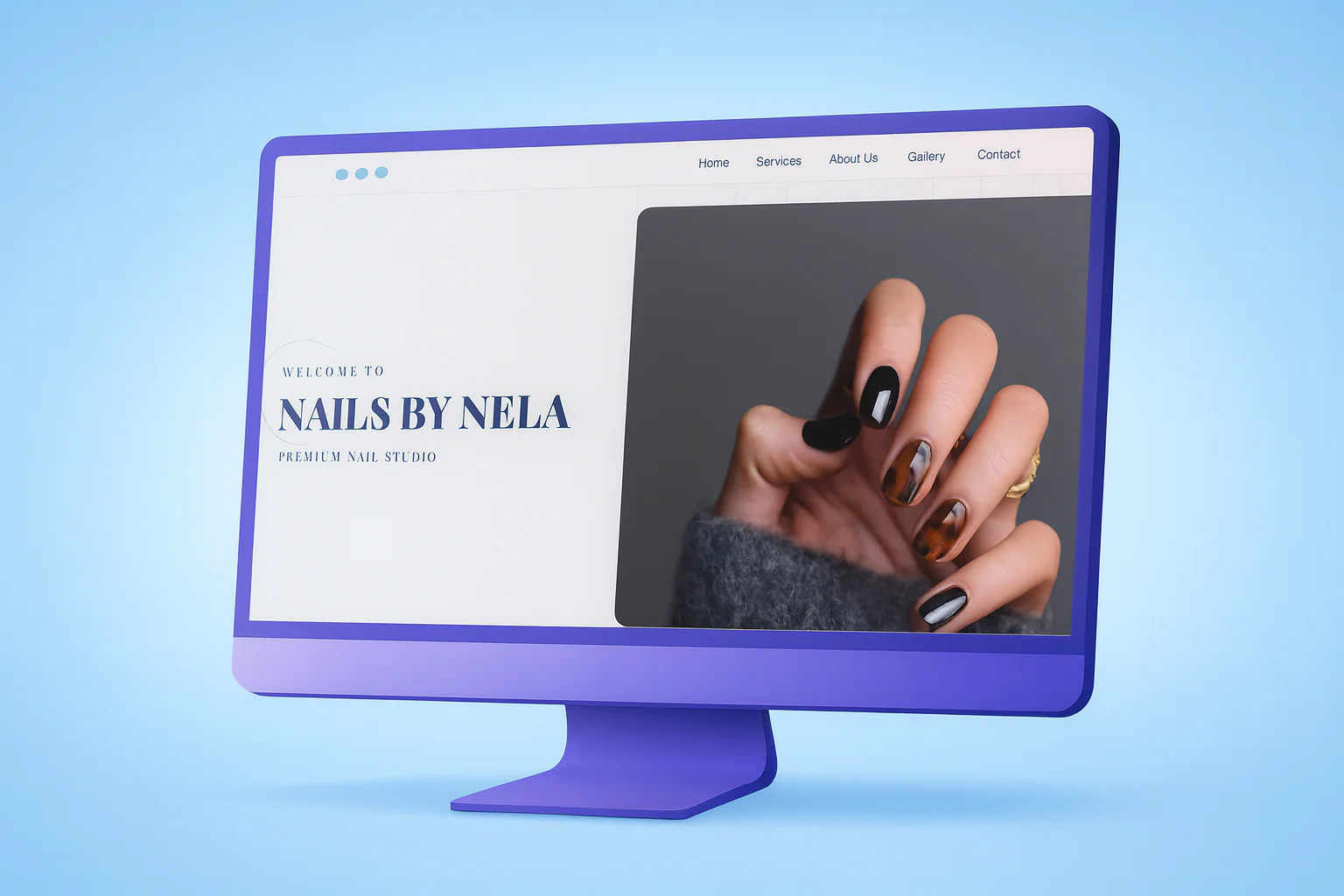Nailsnela Website Screenshot