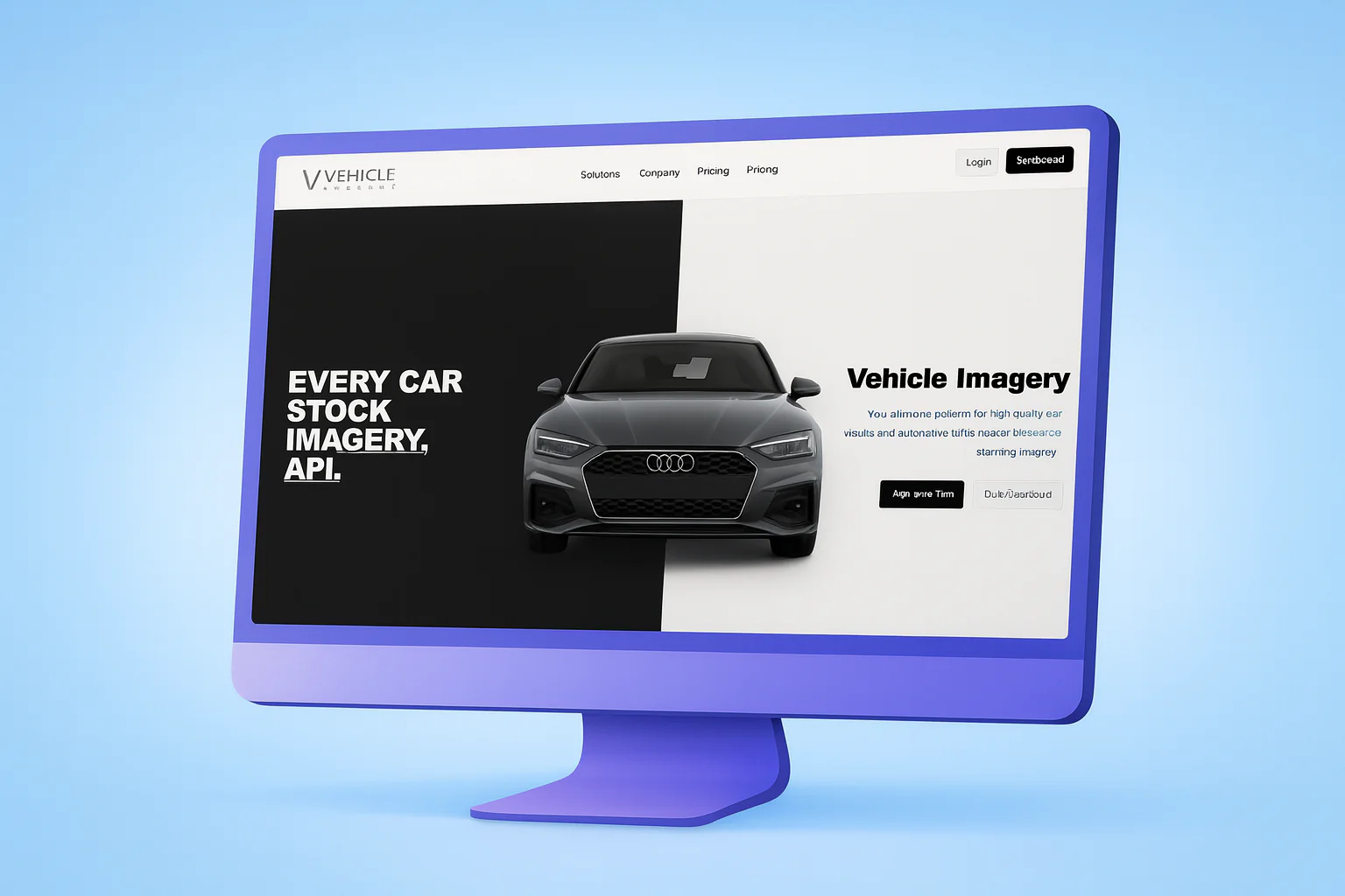 Vehicle Imagery Website Screenshot